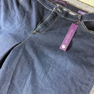 NWT Gloria Vanderbilt Amanda Jeans Dark Wash Ultra Stretch Womens Size 18W